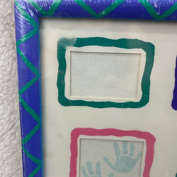 Decorel 80's Wall Album framed hand-painted 15" photo wall collage new - Picture 2 of 15